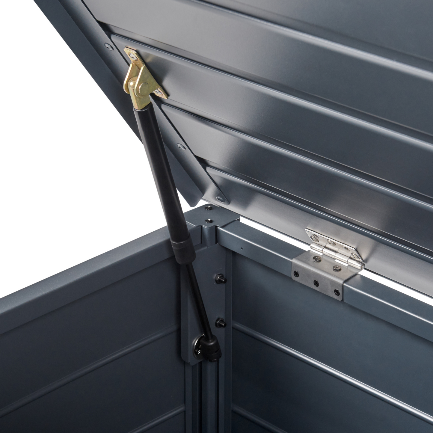 Aluminium Storage Box Dark Grey 113 x 50cm