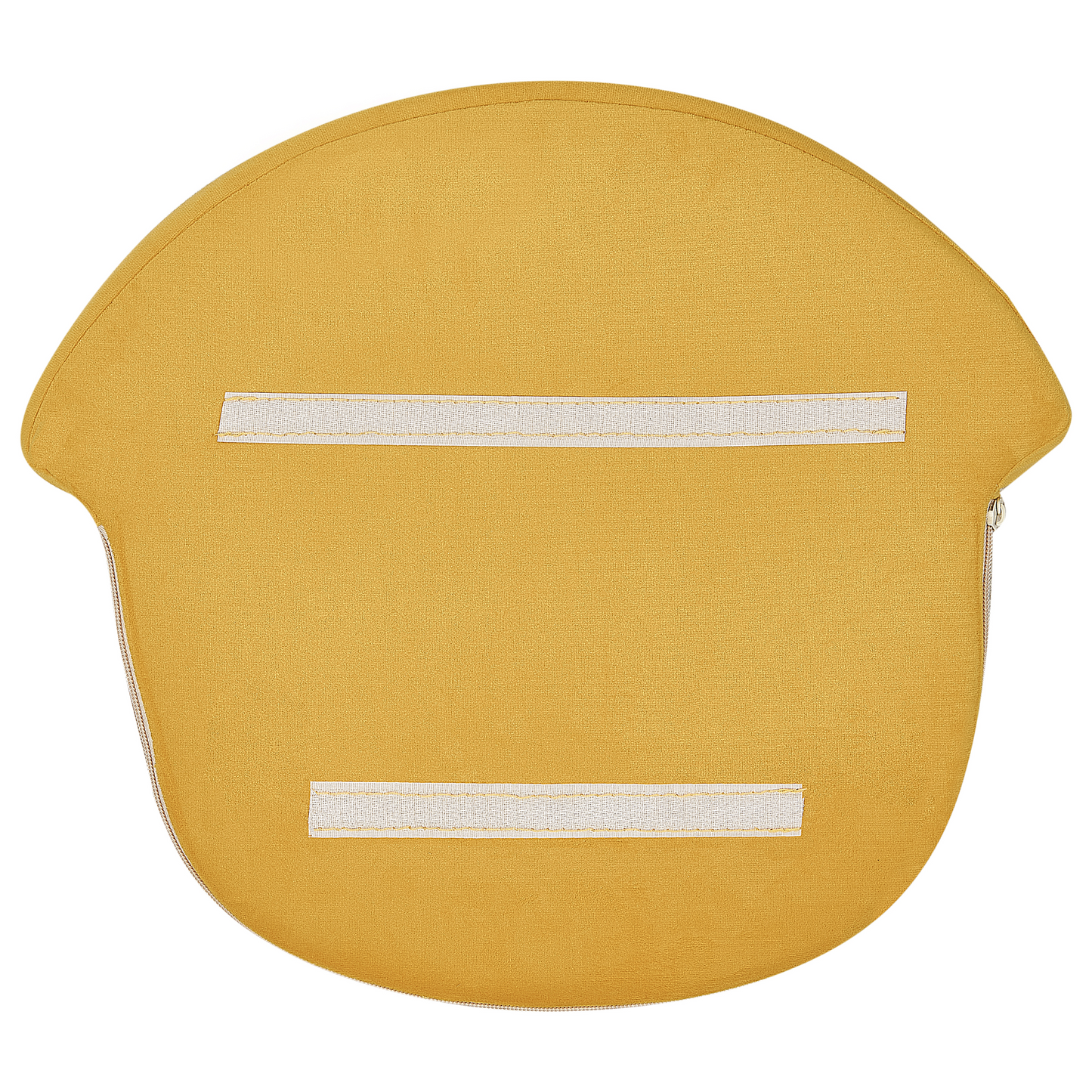 Velvet Crown Kids Chair Yellow Upholstery Crown Shaped Armchair For Nursery Modern Design