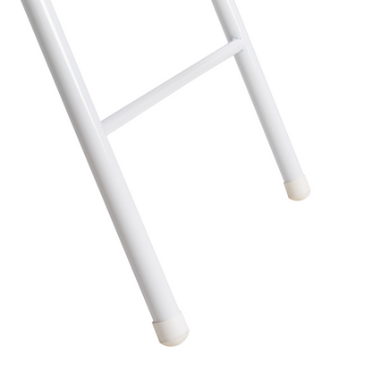 Beige Folding Chairs 4 Pack White Metal Frames Padded