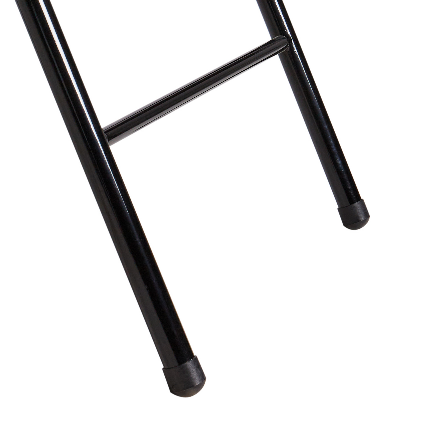 Folding Chairs Set of 4 Beige Padded Seats and Backrests with Black Metal Frame for Home Dining and Seating