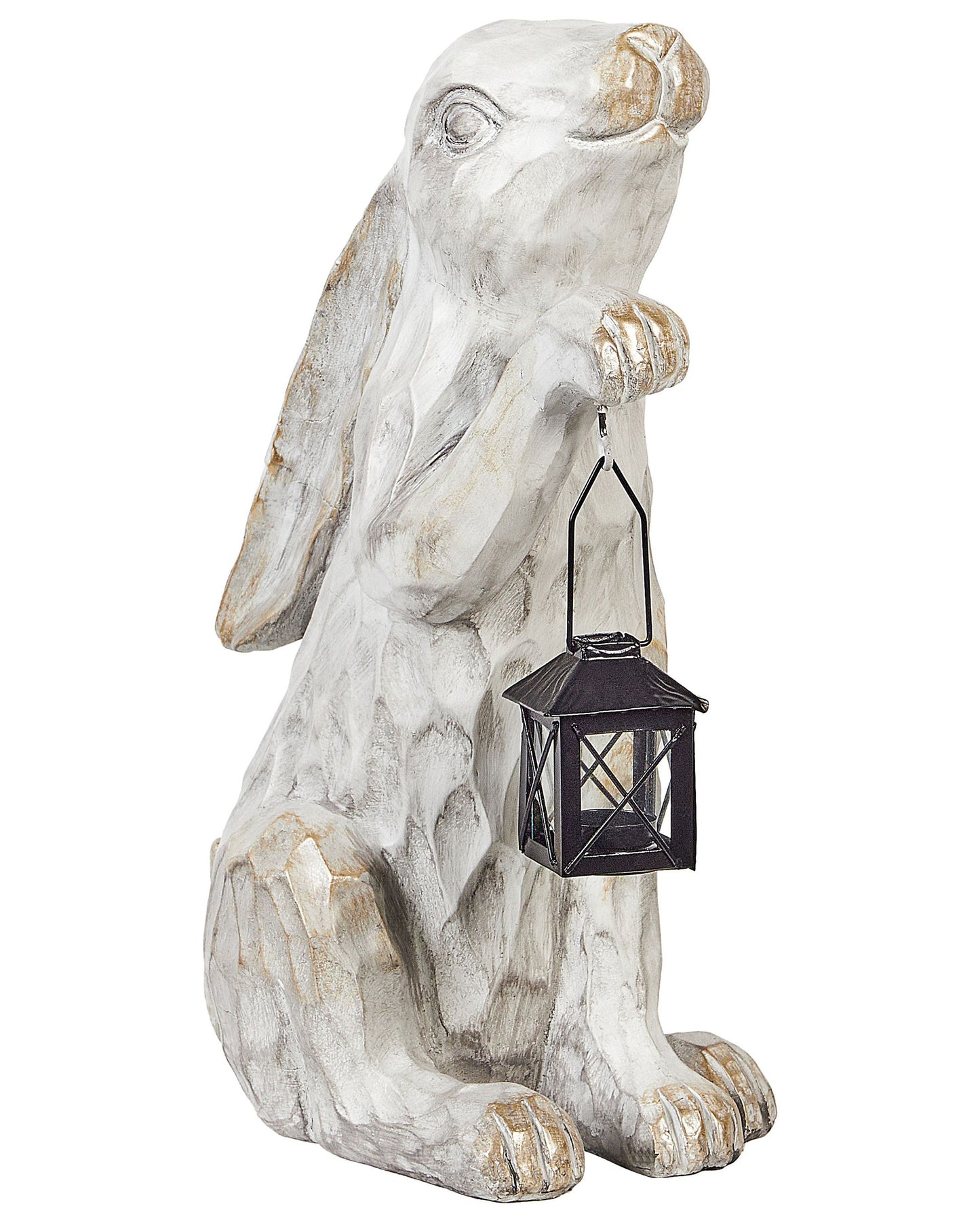 White Easter Bunny Figurine 37cm Indoor Outdoor Decor