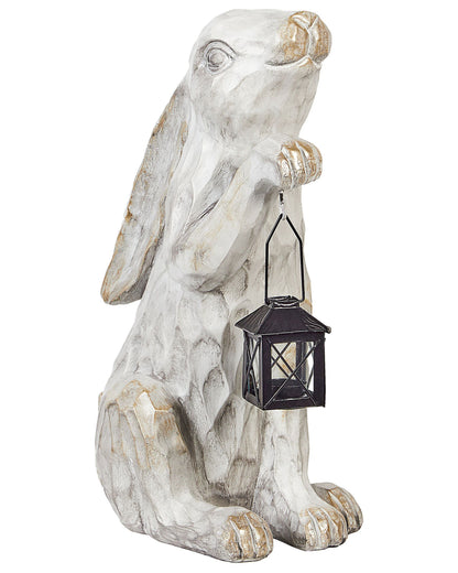 White Easter Bunny Figurine 37cm Indoor Outdoor Decor