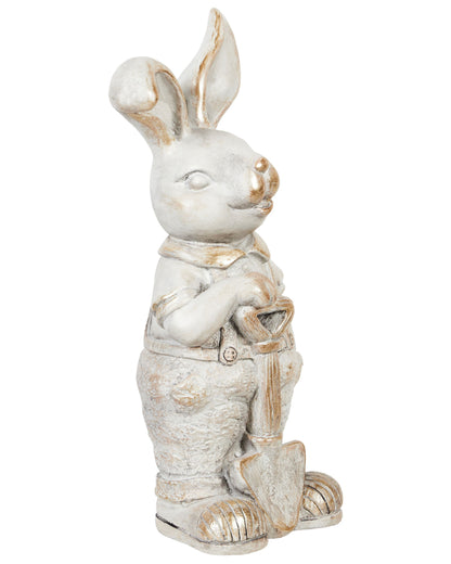 White Bunny Figurine 36cm Indoor Outdoor Decor