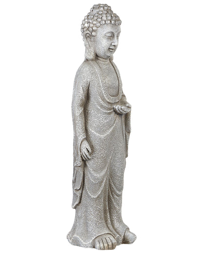 Buddha Figurine Grey 70cm Indoor Outdoor Accent