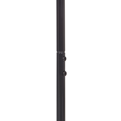 Black Steel Clothes Rack 174cm Freestanding Garment Rail