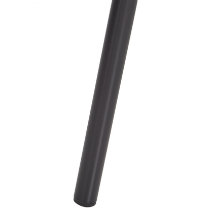 9 Hook Coat Stand Black Metal 181cm With Shelf