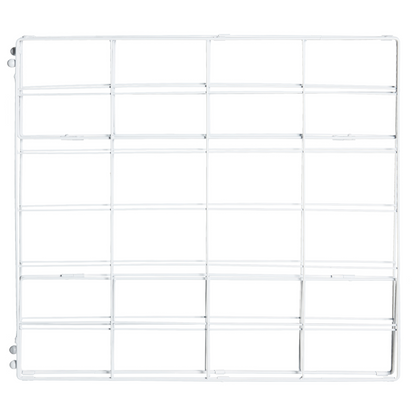 Laundry Basket White Wood Metal Frame With Bamboo Lid