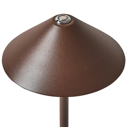 Aluminium Table Lamp Brown Indoor Outdoor Modern Touch USB