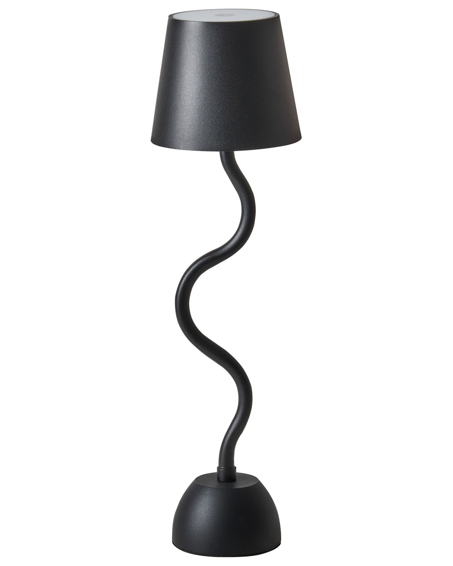 Table Lamp Black Wireless With Touch Dimmer USB Charge