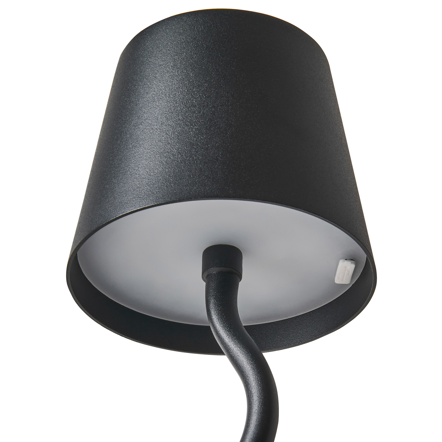 Table Lamp Black Wireless With Touch Dimmer USB Charge