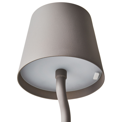 Table Lamp Beige Indoor Outdoor Wireless Touch USB Charging