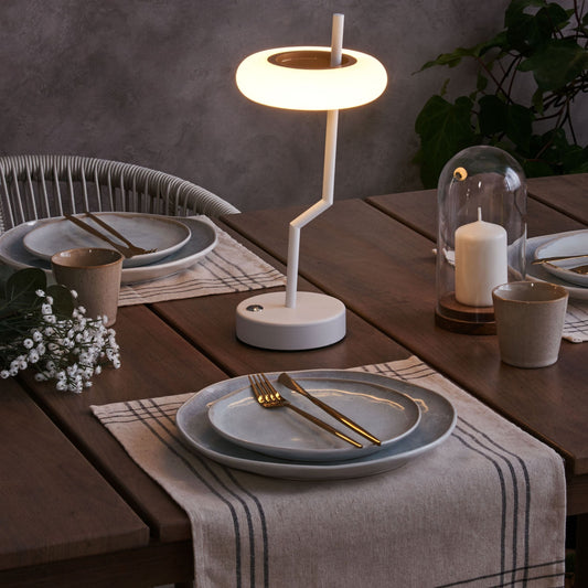 Wireless Table Lamp White Dimmer