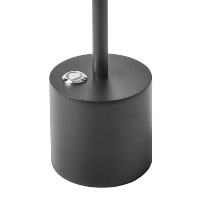 Table Lamp Wireless Black Iron Aluminium Indoor Outdoor Modern