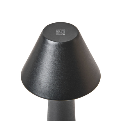 Set Of 2 Black Minimalist Wireless Table Lamps