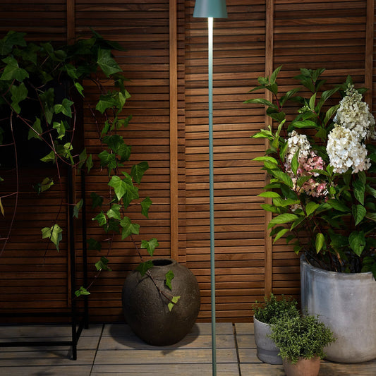 Floor Lamp Green Iron Indoor Outdoor Modern Touch Switch