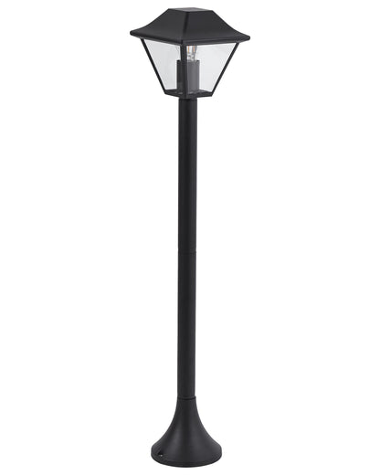 Bollard Light Black Aluminum 94cm Outdoor Path Lamp Modern