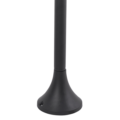 Bollard Light Black Aluminum 94cm Outdoor Path Lamp Modern