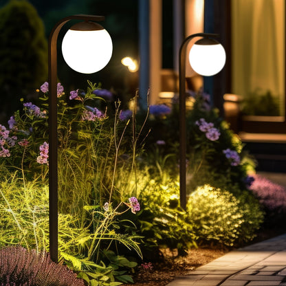 Bollard Light Black Aluminum 105cm Outdoor Path Lamp Exterior Modern Design