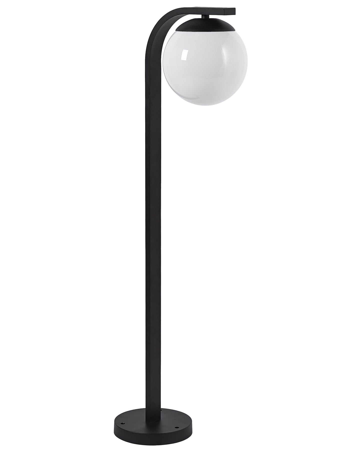 Bollard Light Black Aluminum 105cm Outdoor Path Lamp Exterior Modern Design