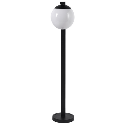 Bollard Light Black Aluminum 105cm Outdoor Path Lamp Exterior Modern Design