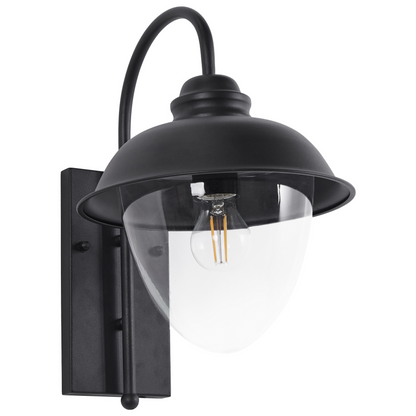 Outdoor Wall Light Matte Black Sconce Weatherproof