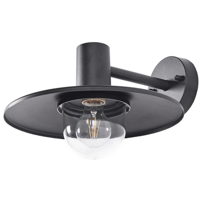 Outdoor Wall Light Matte Black Sconce Aluminum Waterproof For Patio And Garden