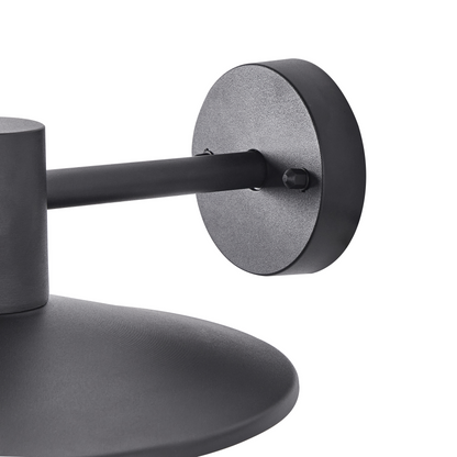 Outdoor Wall Light Matte Black Sconce Aluminum Waterproof For Patio And Garden