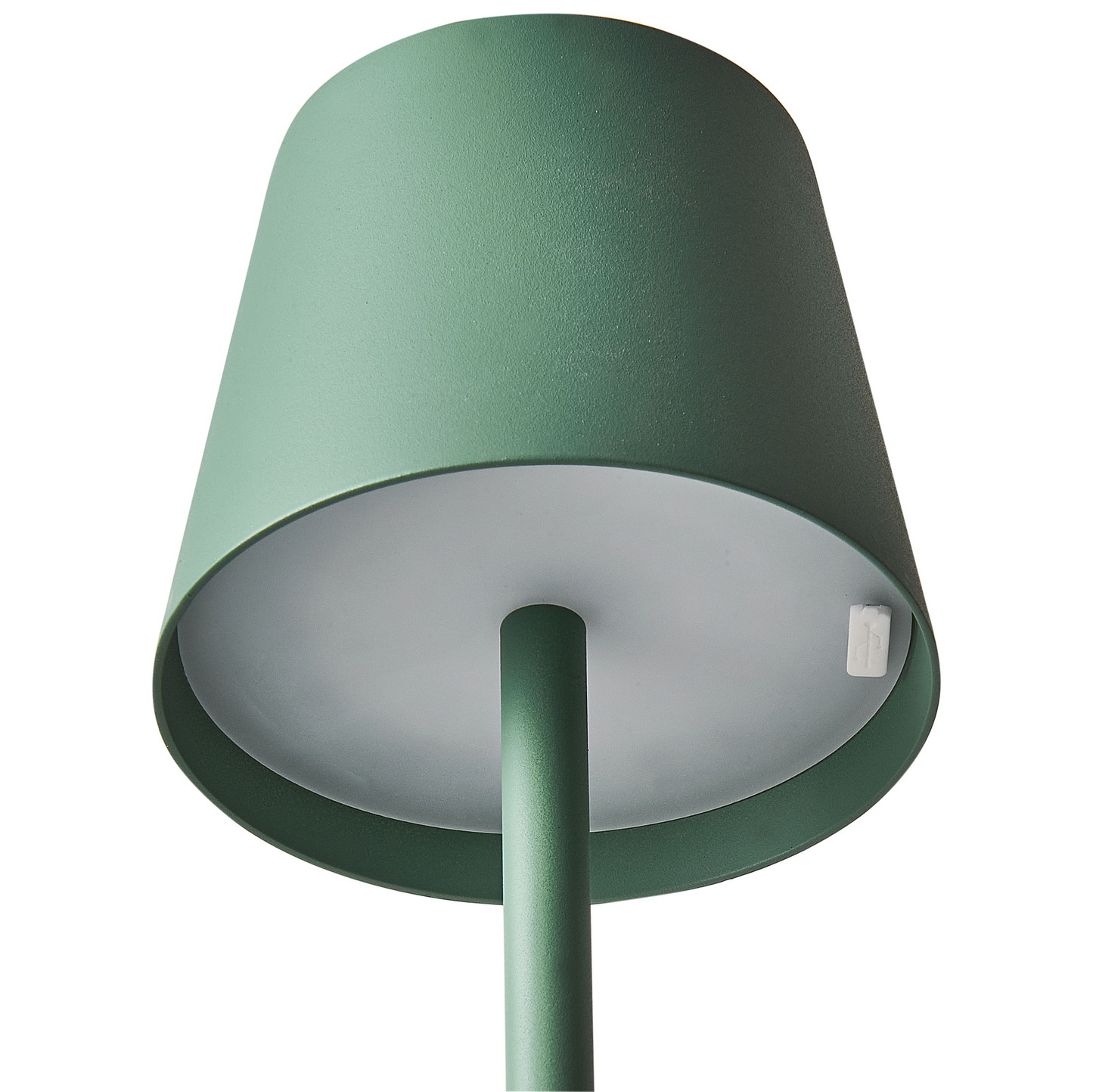 Green Aluminium Table Lamp Indoor Outdoor With Touch Switch USB Charging Wireless