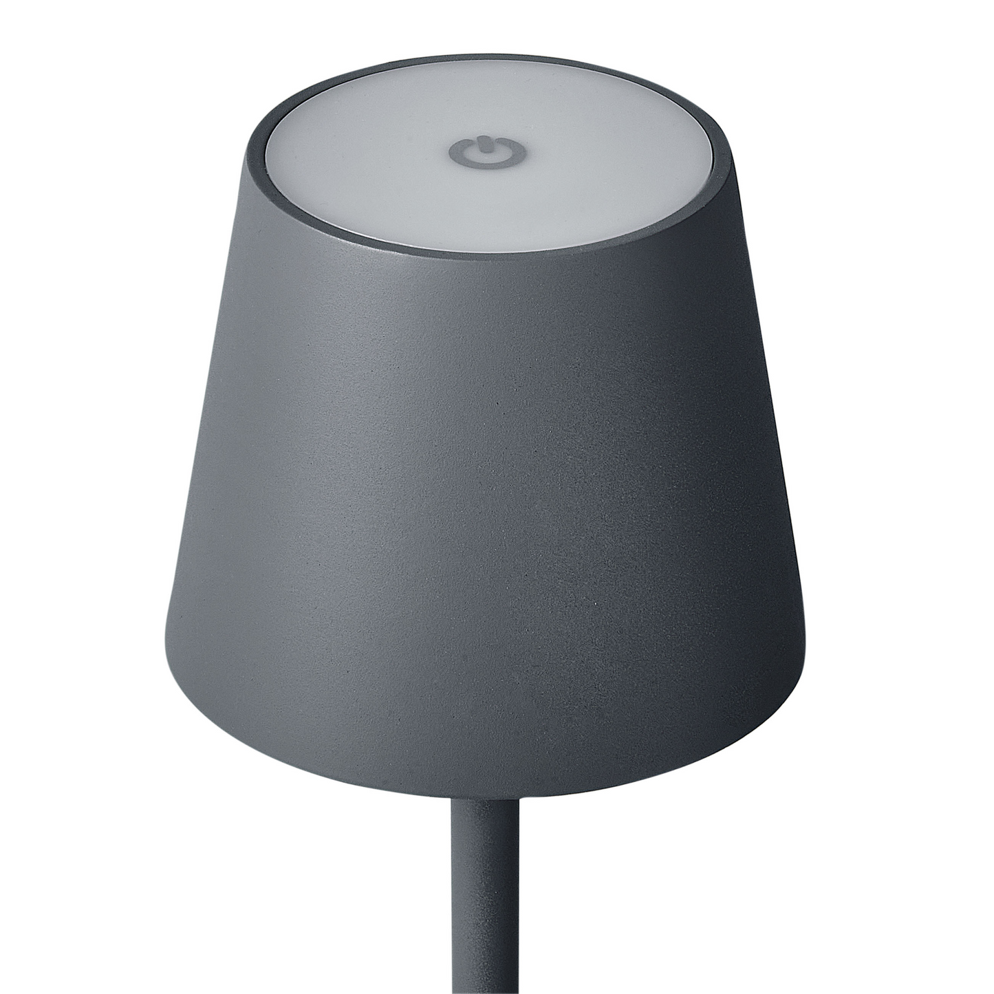 Table Lamp Dark Grey Aluminium Wireless Indoor Outdoor With Touch Switch USB Charging