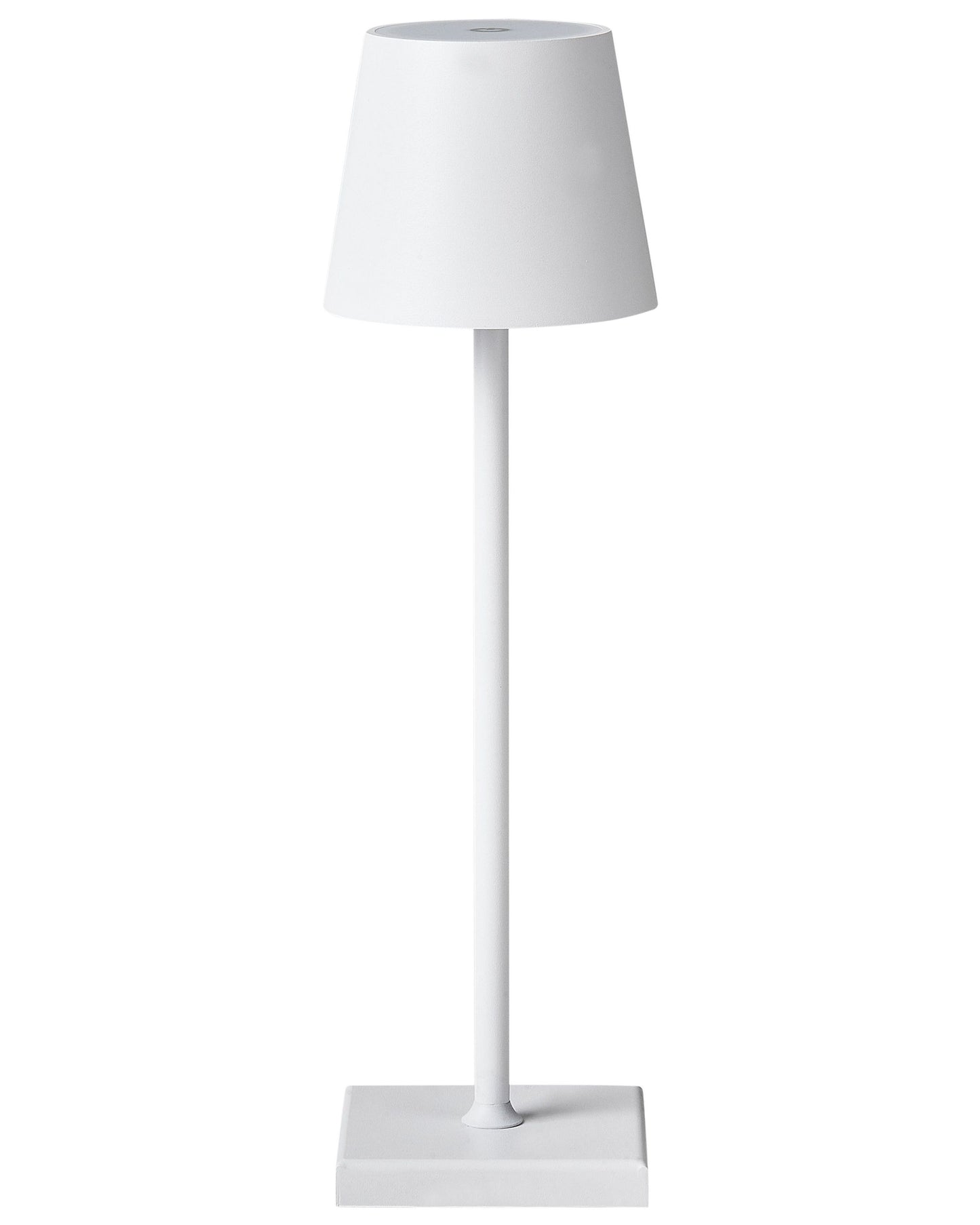 White Aluminium Wireless Table Lamp With Touch And USB Cable