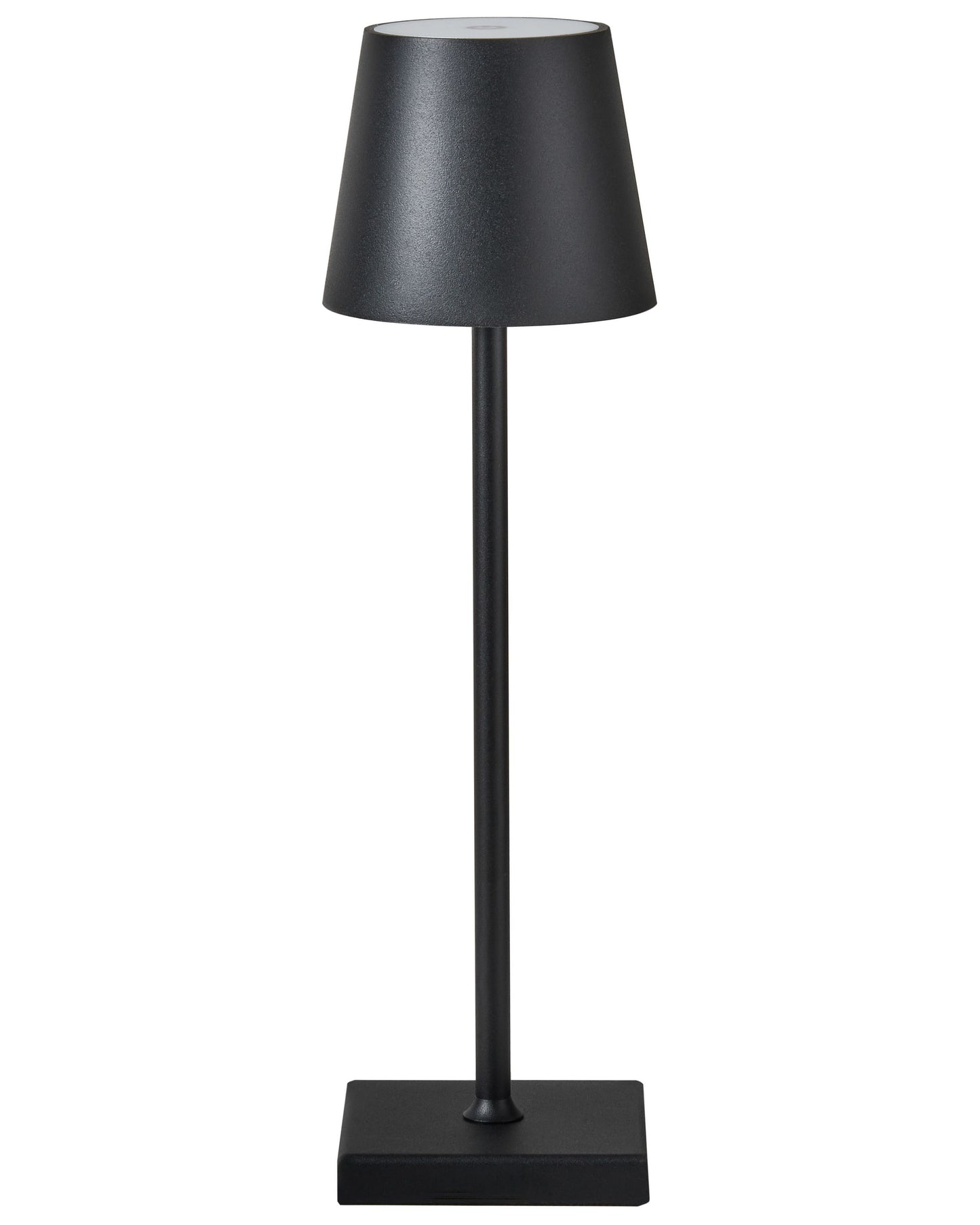 Table Lamp Black Aluminium Outdoor Touch Switch Wireless