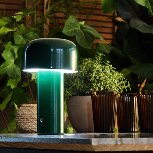 Green Iron Table Lamp Modern Indoor Outdoor Touch Dimmer
