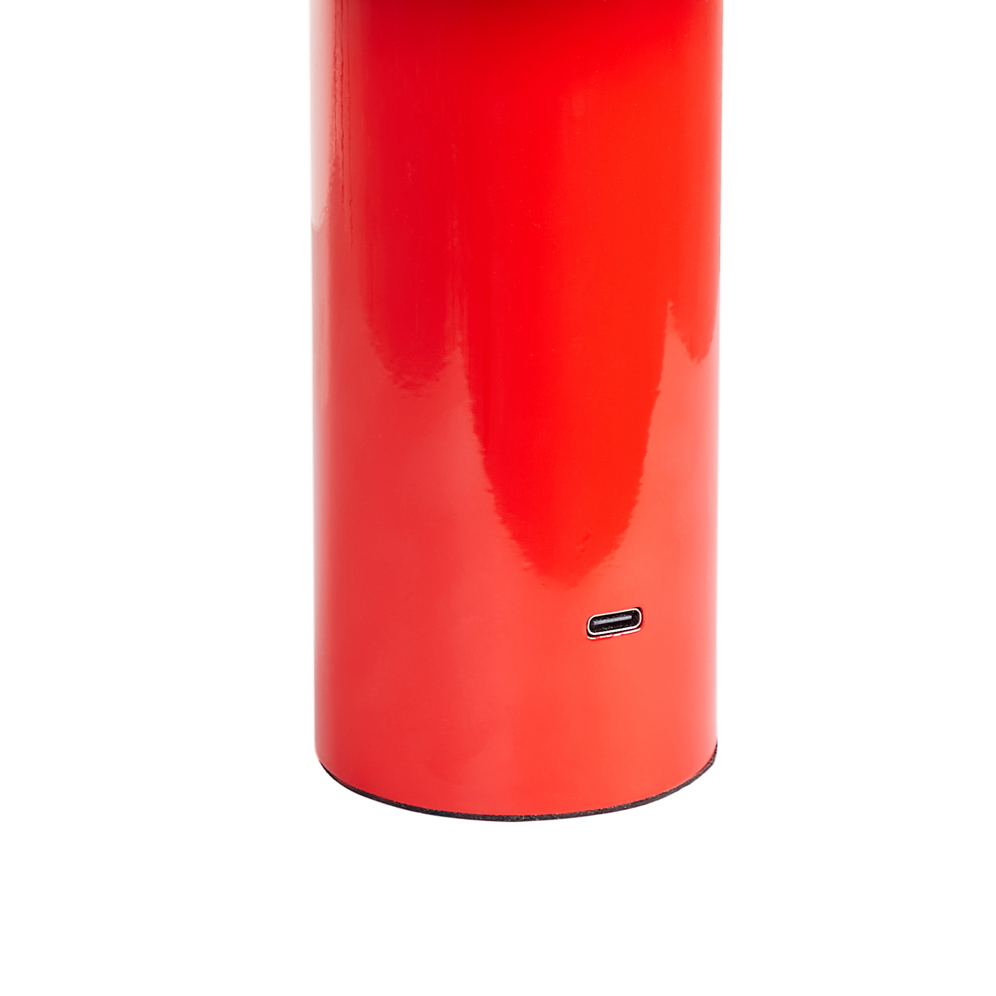 Red Wireless Table Lamp With Touch Dimmer And 3 Modes