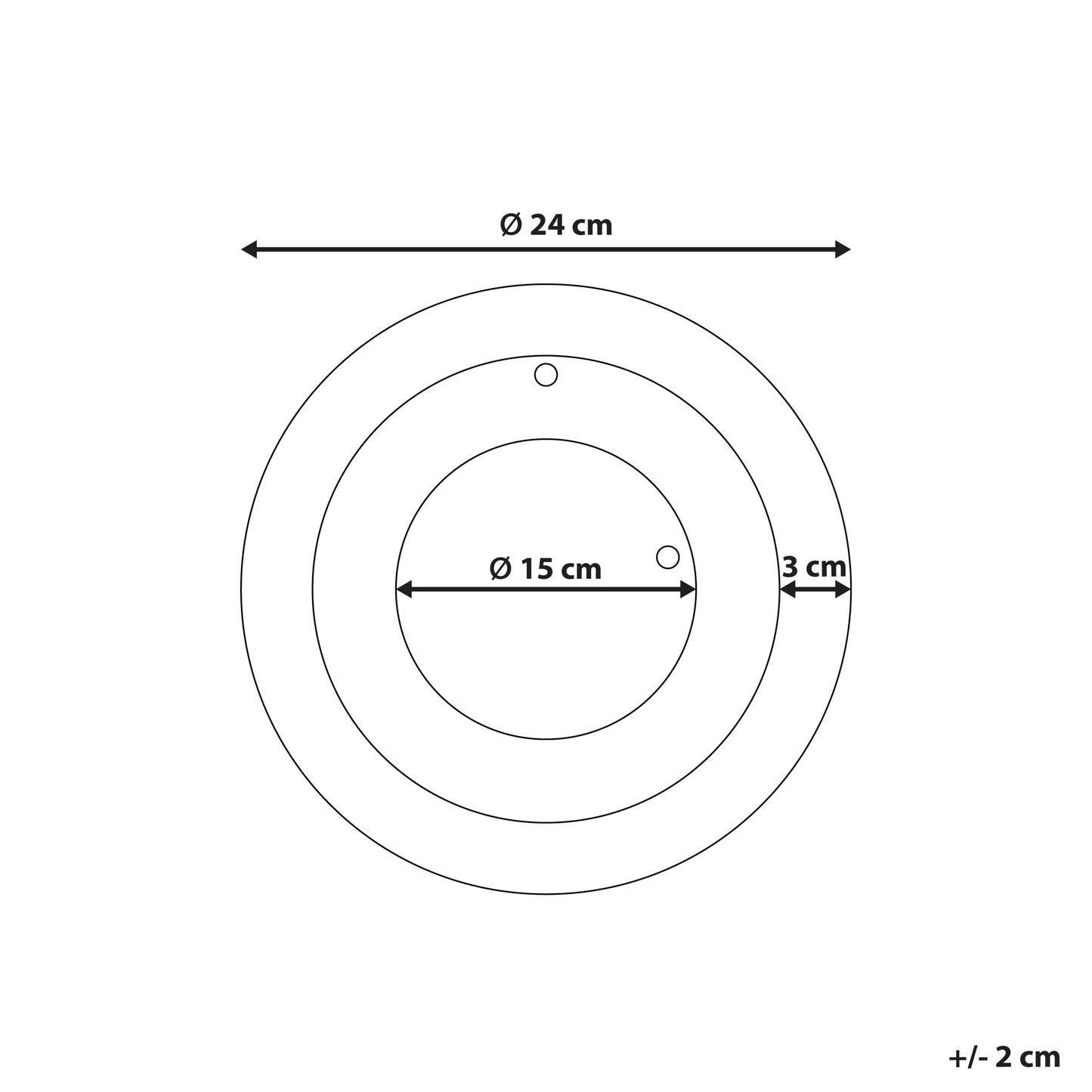 Aurelia Home Wall Clock 30cm Minimalist Black White Gold Accent