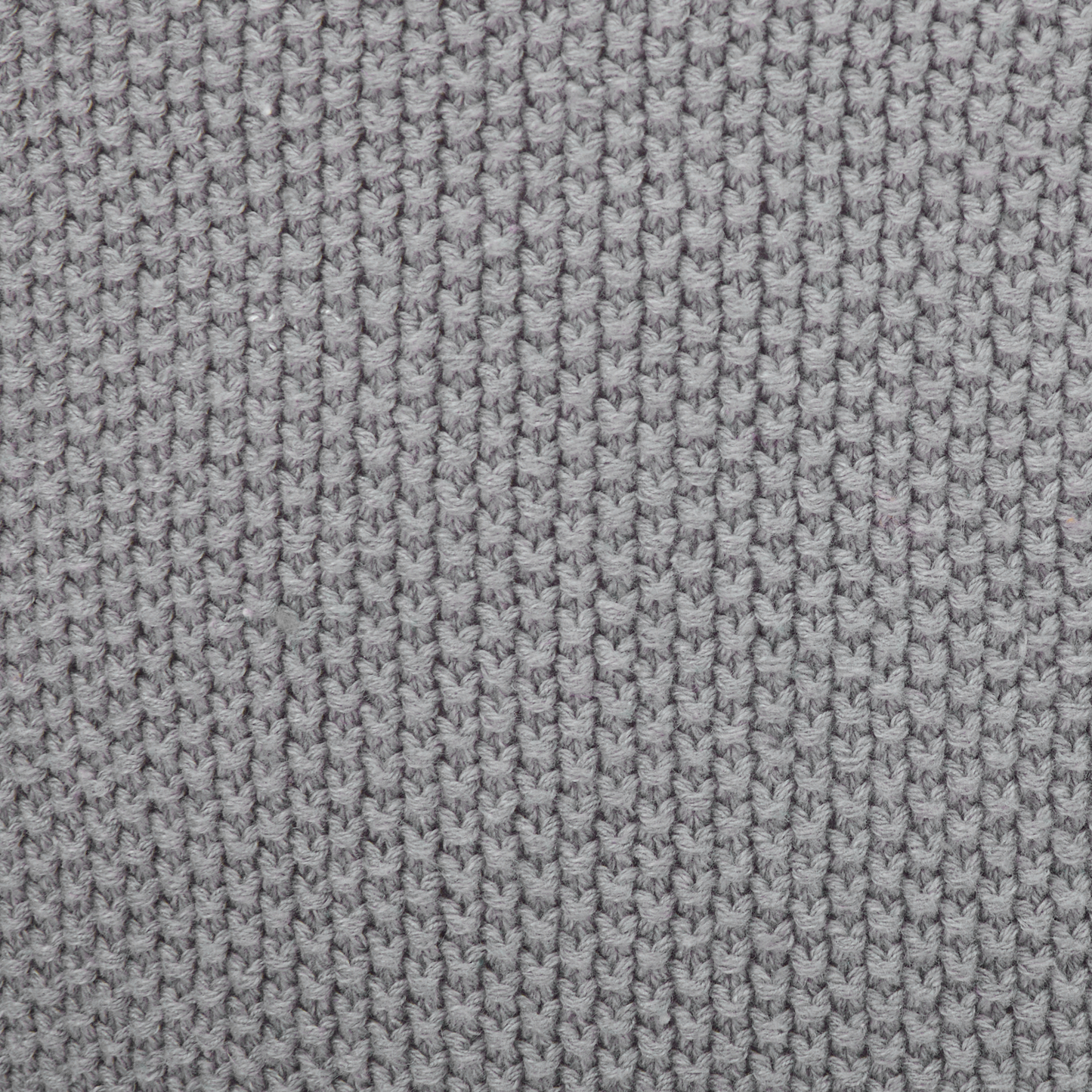 Turtle Knit Storage Basket Grey Cotton Toy Hamper