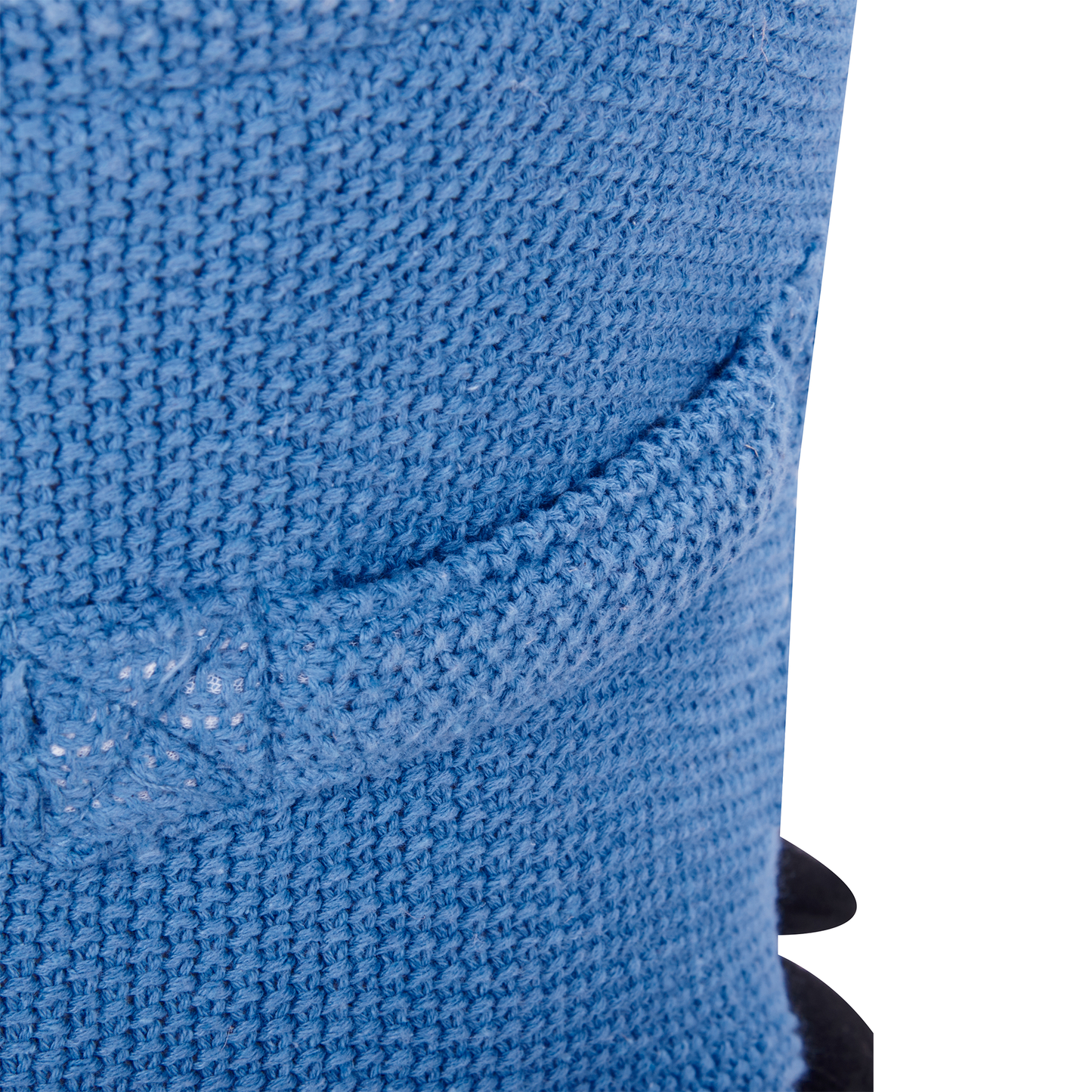Blue Cotton Dinosaur Knitted Storage Basket Hamper