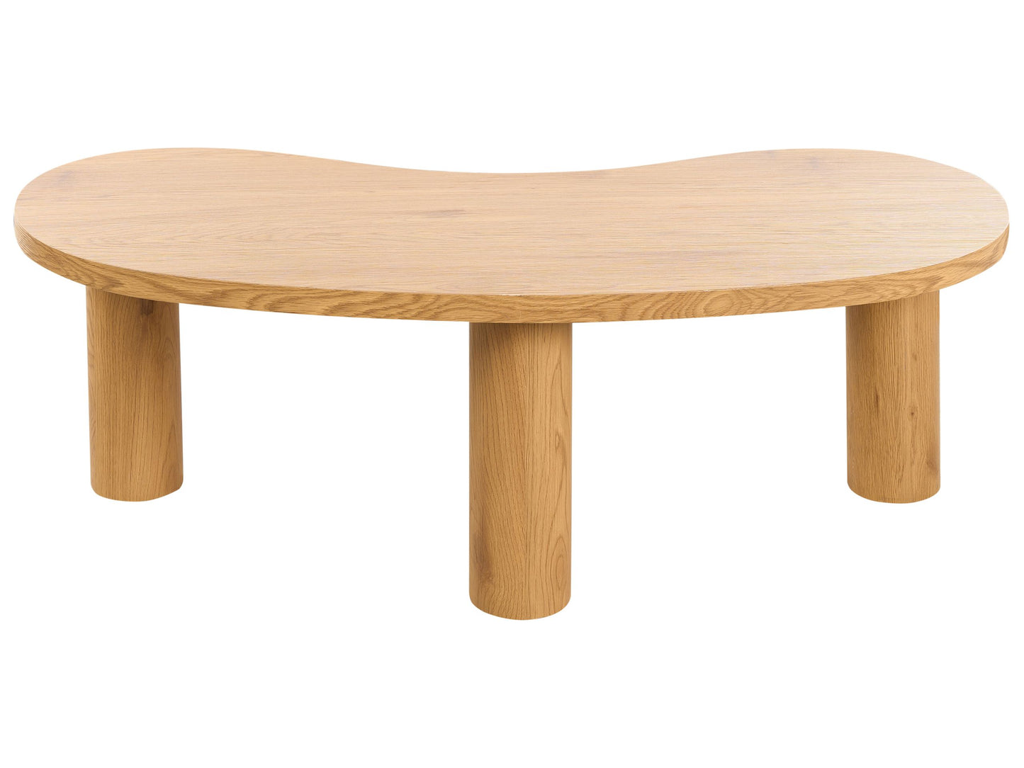 Wood Coffee Table 112 x 46cm Retro Triangle Engineered Wood