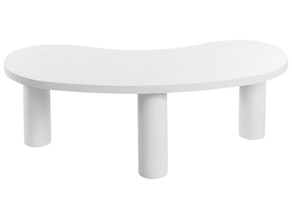 White Coffee Table 112 X 46cm Retro Triangle