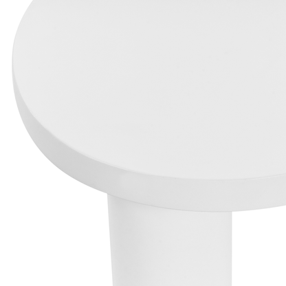 White Coffee Table 112 X 46cm Retro Triangle