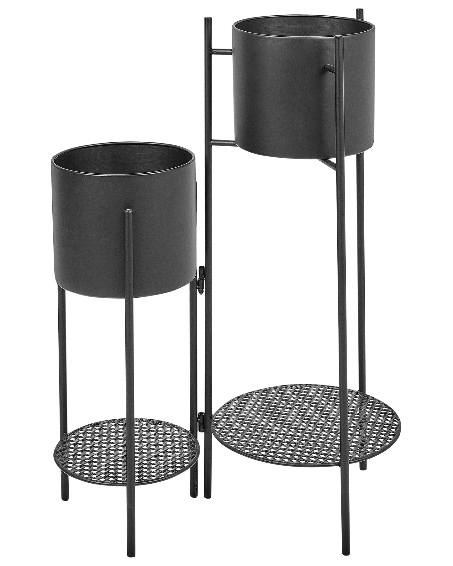 Plant Stand Black Powder Coated Indoor Metal Modern