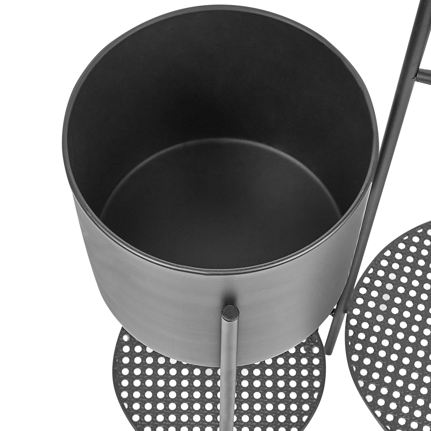 Plant Stand Black Powder Coated Indoor Metal Modern