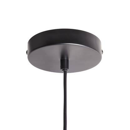 Pendant Lamp Black Iron Metal Shade Hanging Light