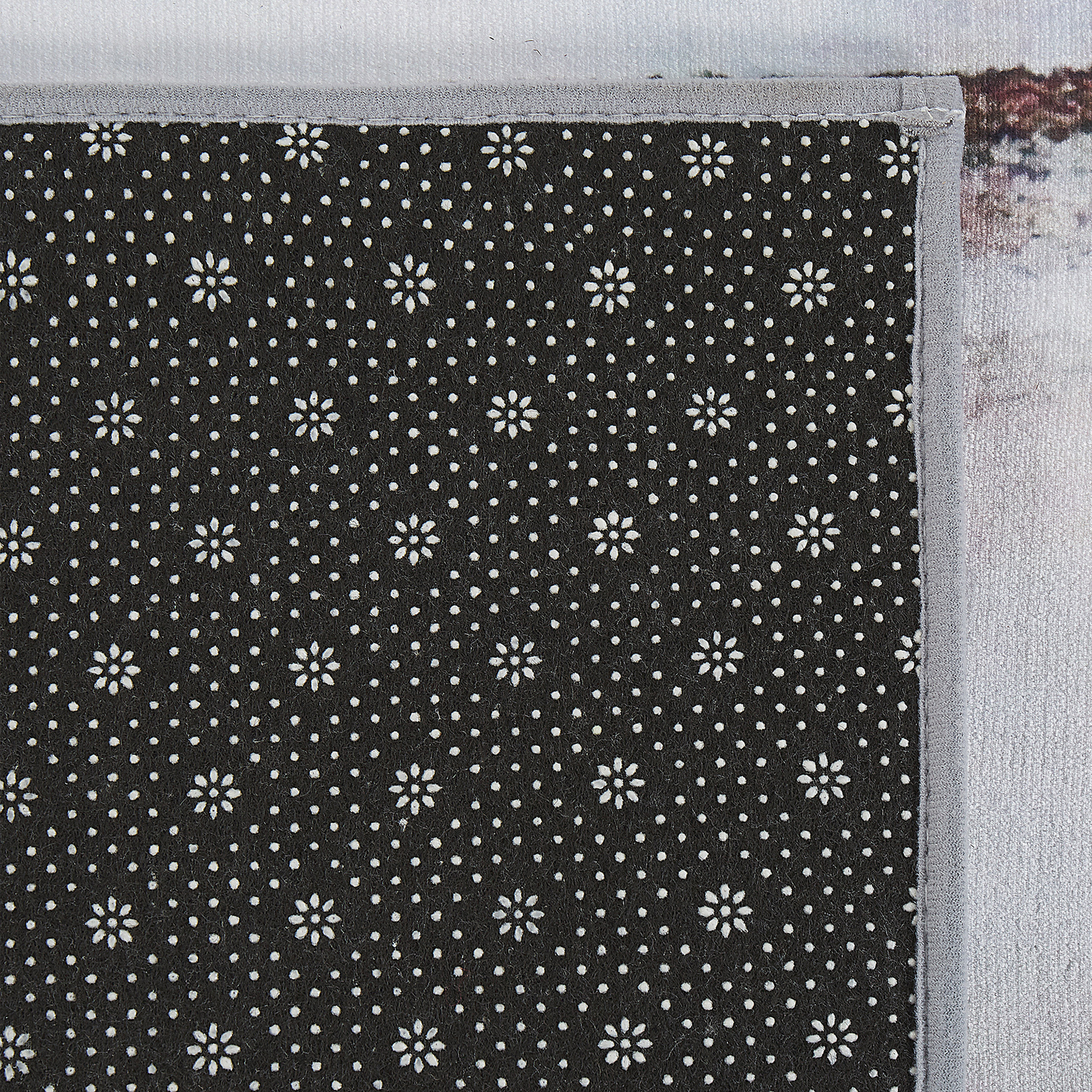Rug Brown Multicolour 80 x 150cm 3D Print Low Pile Modern
