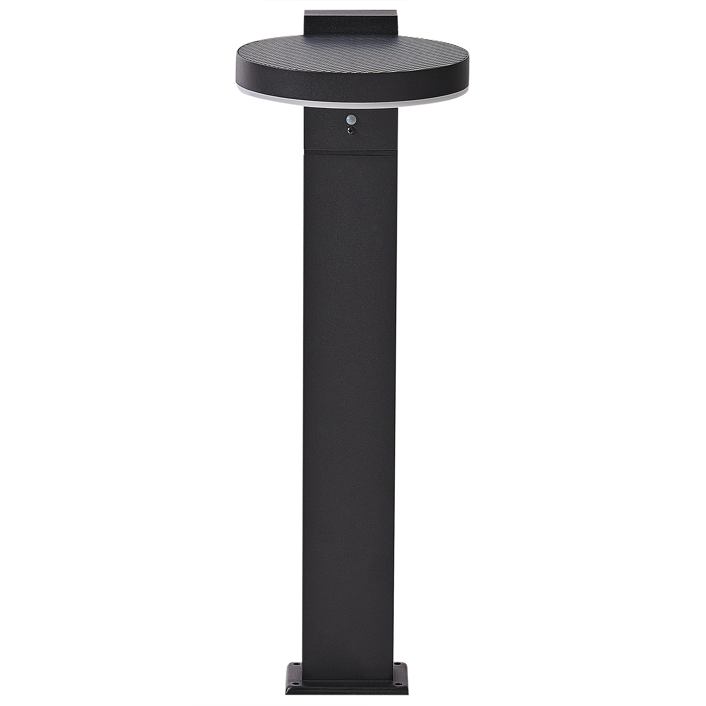 Solar LED Bollard Lamp 50cm Black Post Light Motion Sensor