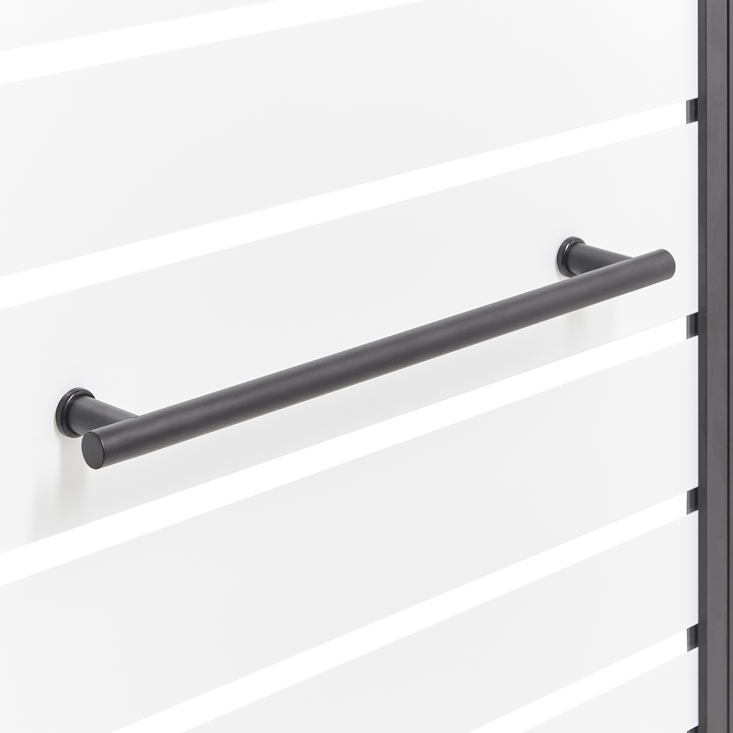 Shower Bath Screen Doors Black Glass 140 x 100cm Adjustable