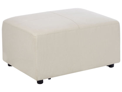 Ottoman Light Beige Minimalist Footstool