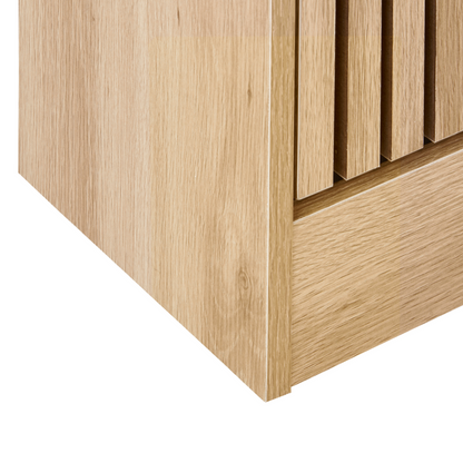 TimberLine Light Wood Shoe Cabinet With Pine Legs, 3 Compartments, Modern Hallway Storage
