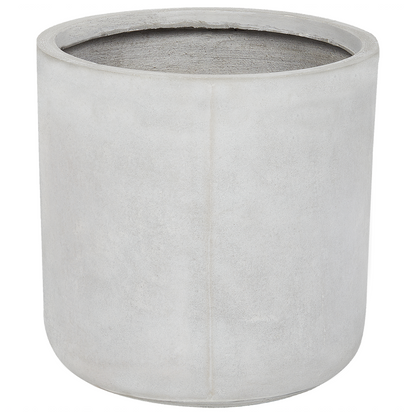 Grey Fibre Clay Round Plant Pot 34 x 34 x 33cm Weatherproof