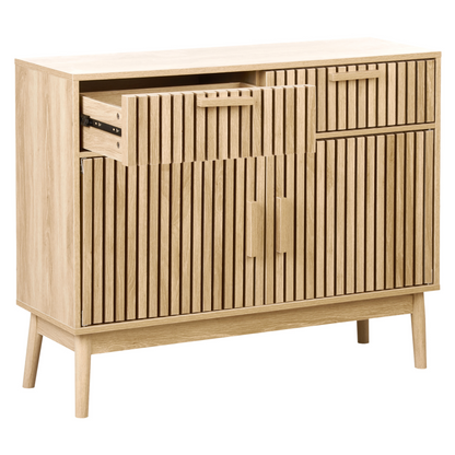 Sideboard Engineered Wood With Two Drawers And Doors