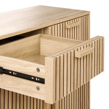 Sideboard Engineered Wood With Two Drawers And Doors